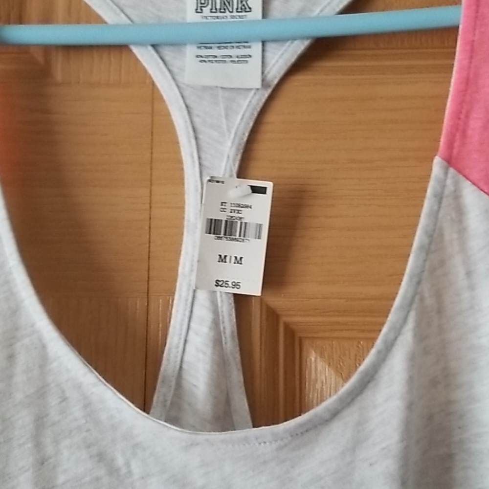 PINK RACERBACK TANK - Picture 2 of 4